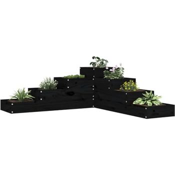 vidaXL Pflanzentreppe, LForm Blumentreppe Blumenständer, Pflanzkübel