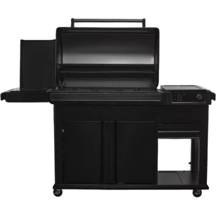 Traeger Woodridge Elite Pelletgrill mit 6.258 cm² Grillfläche, Timer, Unterschrank sowie Smoker- und Backfunktion
