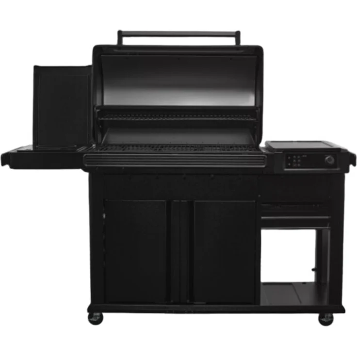 Traeger Woodridge Elite Pelletgrill mit 6.258 cm² Grillfläche, Timer, Unterschrank sowie Smoker- und Backfunktion