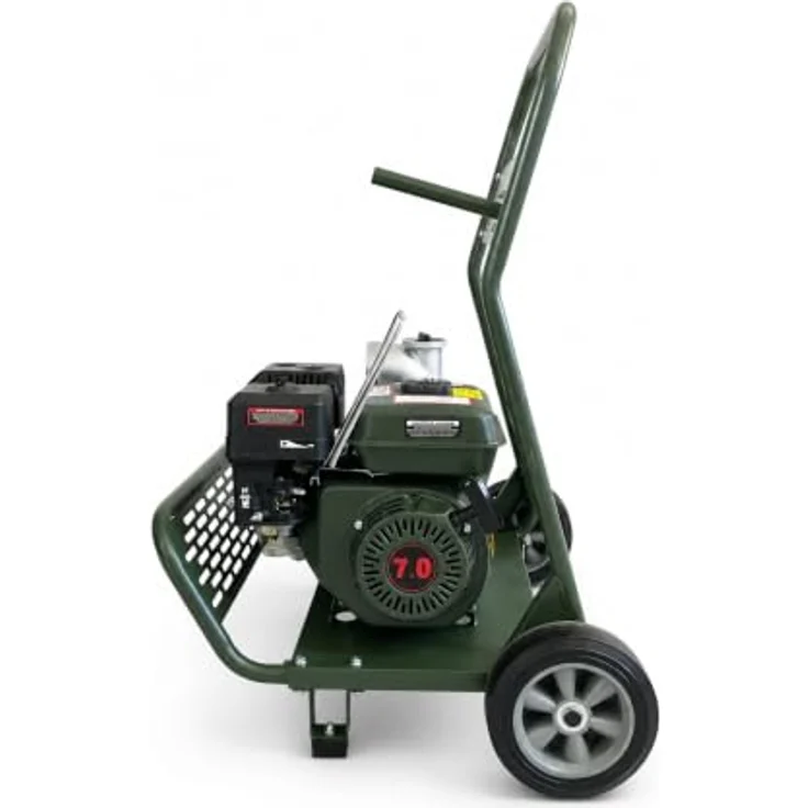 DeTec 3" Zoll Benzin Wasserpumpe, 60.000 L/h mit Gestell, ideal für Garten, Pool und Hochwasser – Bild 4