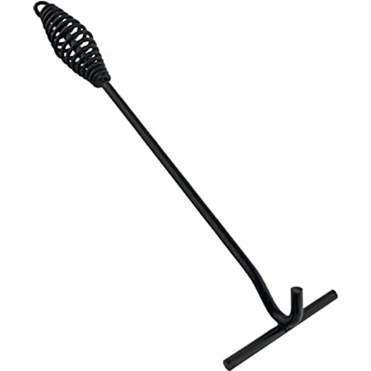 ToCi Grilltopf Deckelheber für Dutch Oven Feuertopf - Schürhaken aus Metall 34cm lang, (1-tlg), Feuerfest