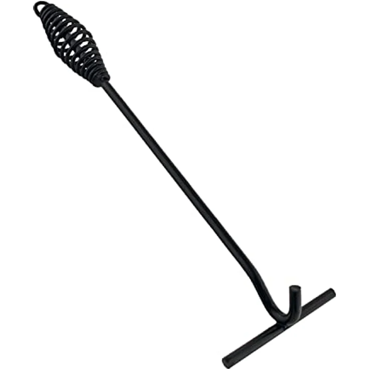 ToCi Grilltopf Deckelheber für Dutch Oven Feuertopf - Schürhaken aus Metall 34cm lang, (1-tlg), Feuerfest – Bild 1
