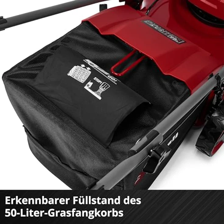 Einhell Akku-Rasenmäher 'GC-CM 36/51 S Li BL', geeignet für Flächen bis 750 m², bürstenloser Motor, stufenlose Geschwindigkeitsanpassung, 9-stufige Schnitthöhenverstellung, inkl. Akku und Ladegerät – Bild 10