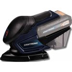 KRAFTRONIC Akku-Multischleifer KT-ES 18 Li Solo, 18-Volt-Li-Ion, Klett, PXC, Softgrip, Staubabsaugung, 150x150x100