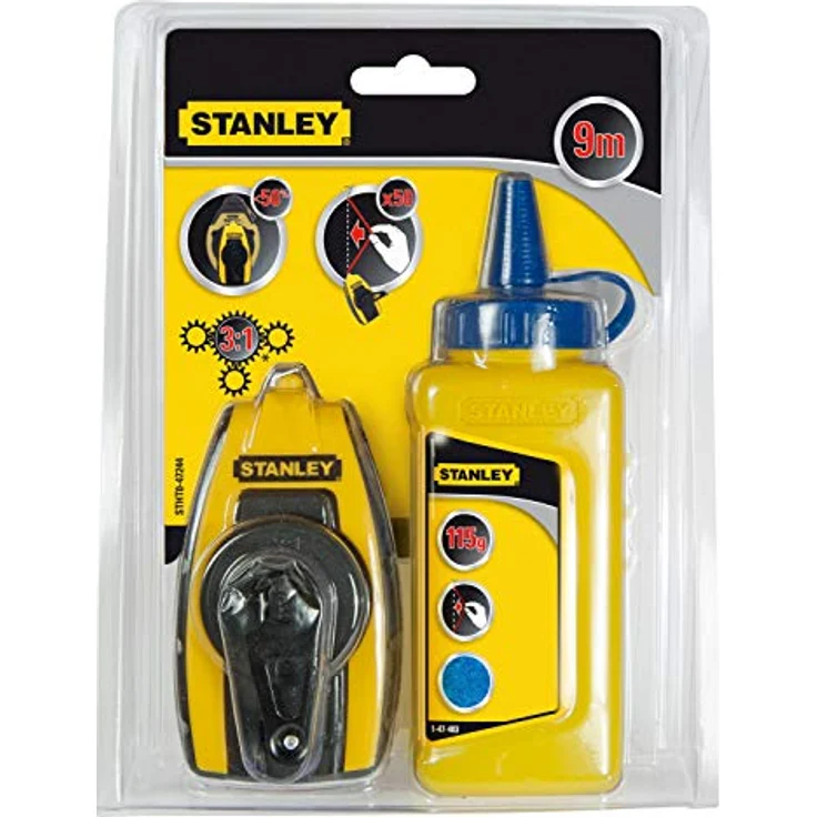 STANLEY FatMax STHT0-47244 SchlagschnurSet Senklot Markierschnur 9m + Kreide – Bild 3