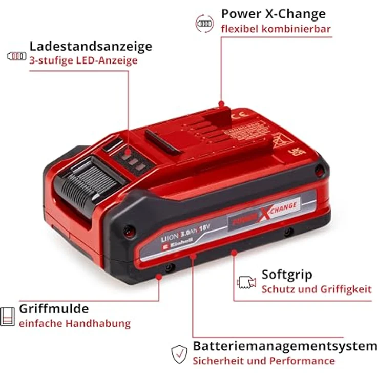 Einhell Power X-Change PXC Plus Werkzeugakku 18 V / 3,0 Ah – Bild 3