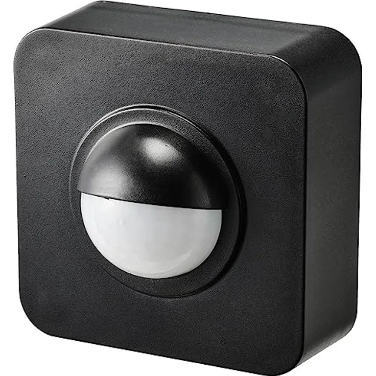 Sygonix SY-5046552 Aufputz PIR-Bewegungsmelder 120 ° Schwarz IP65