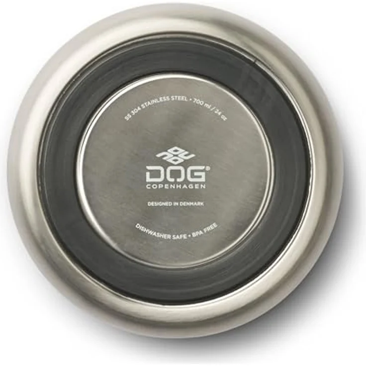 DOG Copenhagen Vega Hundenapf, S/M, rutschfester Edelstahl mit nordischem Design, spülmaschinenfest – Bild 3