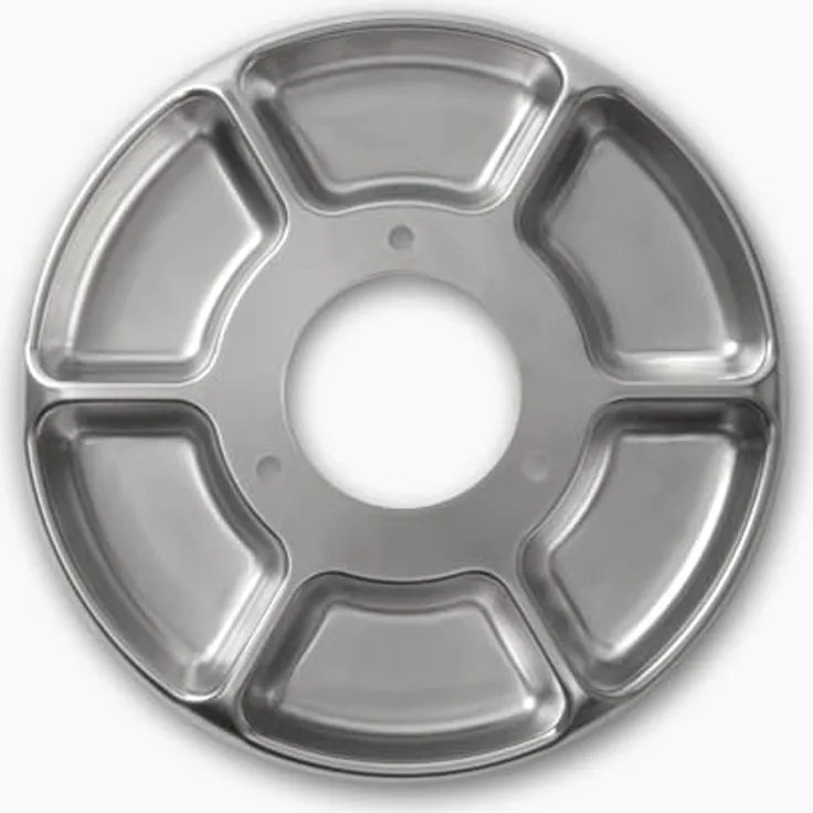 Catit PIXI Tablett aus Edelstahl für Futternapf, Spülmaschinenfest, 6 Portionen