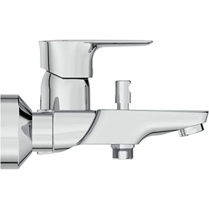Ideal Standard Badearmatur Connect Air AP, Wandarmatur in Chrom mit metallischem Griff und manueller Temperaturregelung – Bild 2