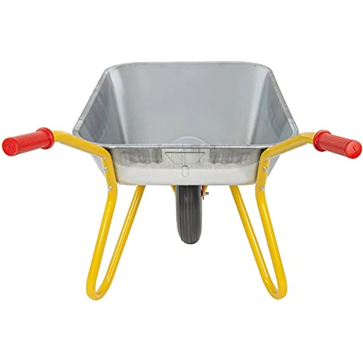 RAVENDO BD1002 PUR Schubkarre Bauschubkarre Gartenkarre 100l PU Vollgummi Rad – Bild 3