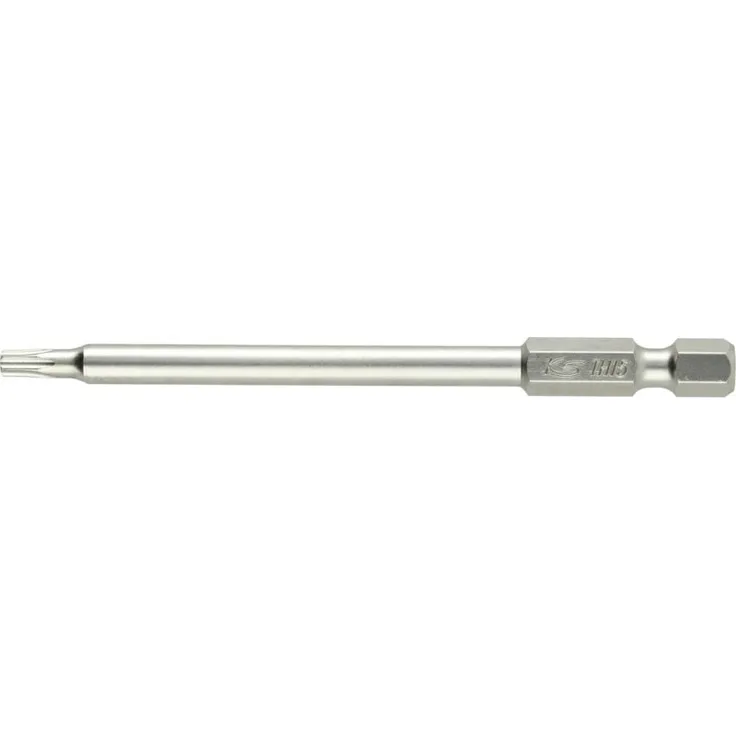 KSTOOLS 1/4" Torx-Bit T15, 89mm lang mit Stirnlochbohrung aus S2 Spezialstahl