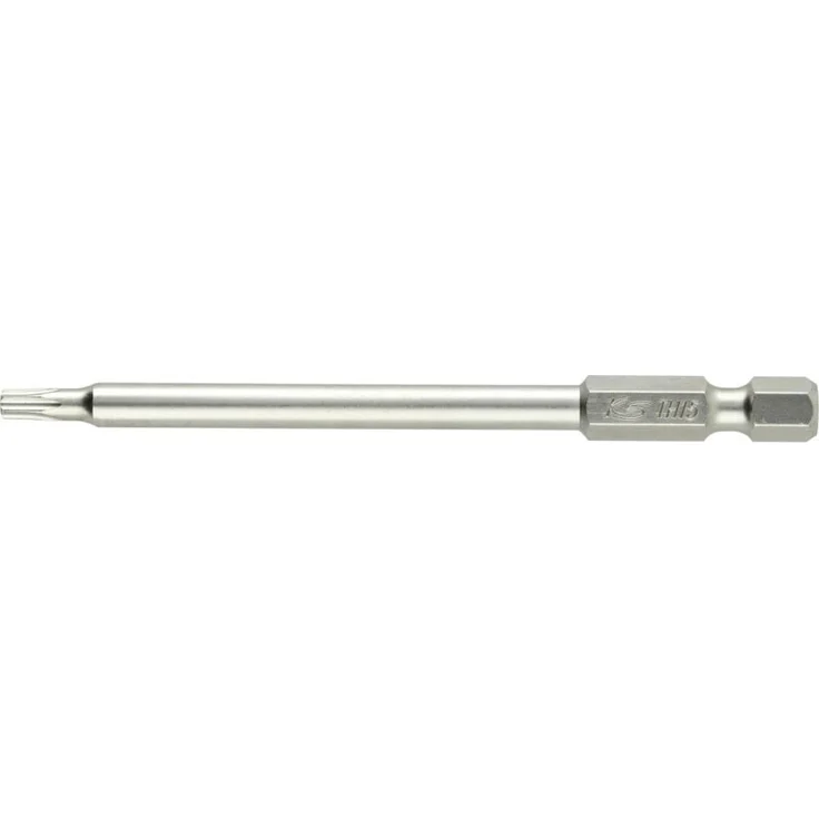 KSTOOLS 1/4" Torx-Bit T15, 89mm lang mit Stirnlochbohrung aus S2 Spezialstahl