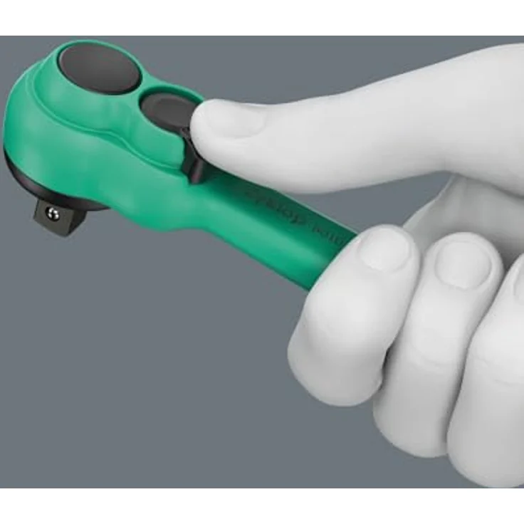 Wera 8100 SA 14 Zyklop Comfort Knarrensatz, 28-teiliges Bit- und Steckschlüsselset mit schlanker Knarrenform und textilem Aufbewahrungsbehälter – Bild 7