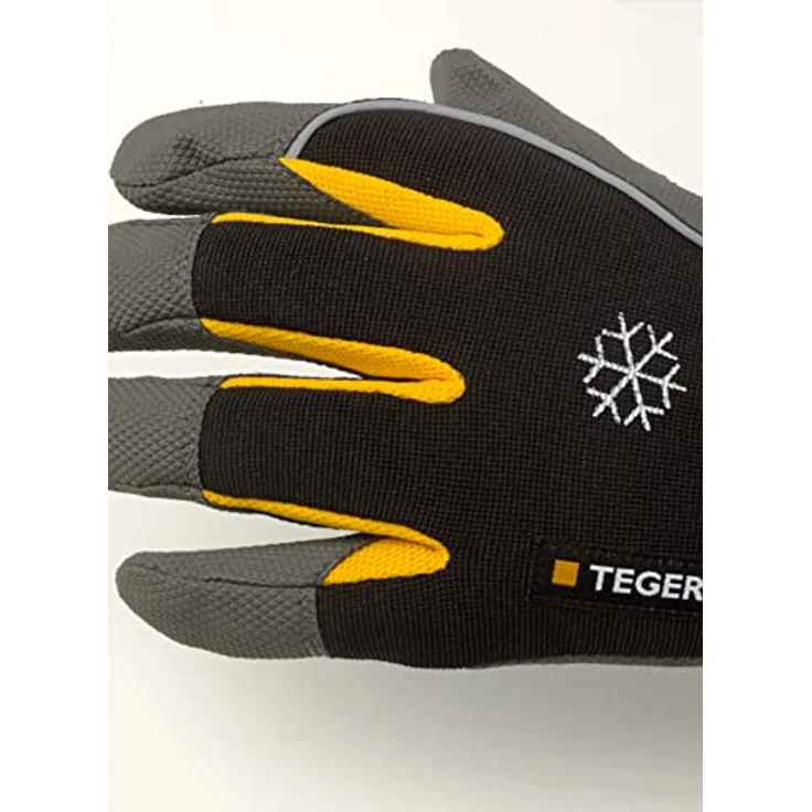 Tegera 9122 Tegera Pro Microthan Winter Arbeitshandschuh mit Kälteschutz, Cat. II, Fleecefutter, Polyurethan/Nylon/Polyester Material, Acryl-Innenfutter – Bild 5
