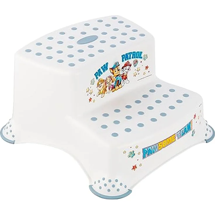 keeeper Paw Patrol Zweistufiger Tritthocker, Ab ca. 3 bis ca. 14 Jahre, Anti-Rutsch-Funktion, Igor, Weiß – Bild 3