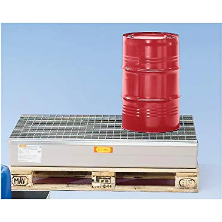 Cemo Auffangwanne 150 l, für Paletten, B 120 x H 16,5 x T 80 cm, ohne Zulassung, Modell 10382 – Bild 3