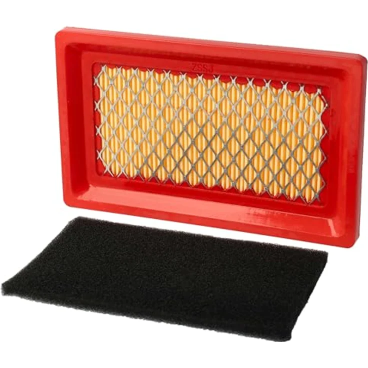 vhbw Luftfilter Set orange, schwarz passend für Rasenmäher Fleurelle BM 45 OHV – Bild 9