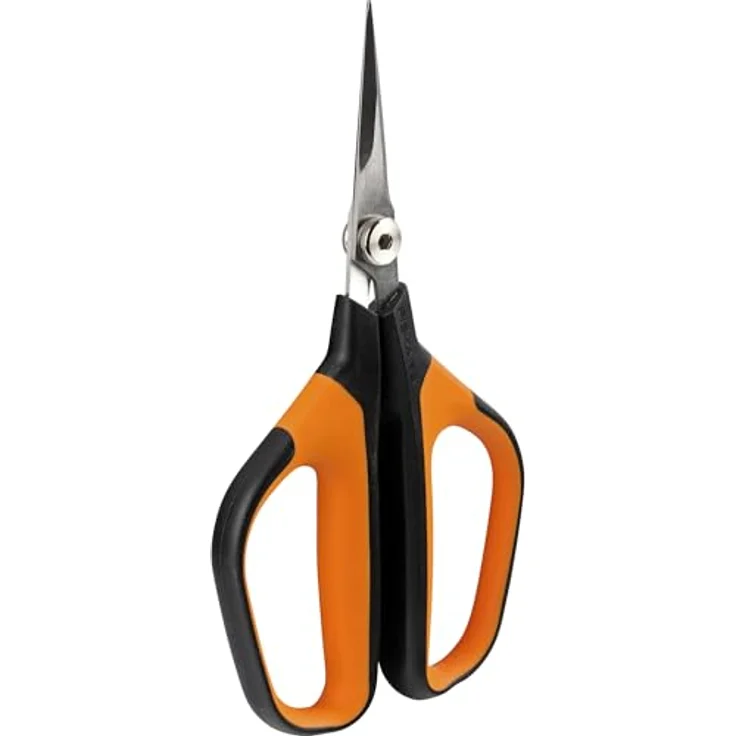 Fiskars Universalgartenschere SP15, Länge 23,8 cm, Hochwertige Stahlklingen-Kunststoff Griff, Schwarz-Orange, Solid, 1051602 mittelgroß – Bild 2