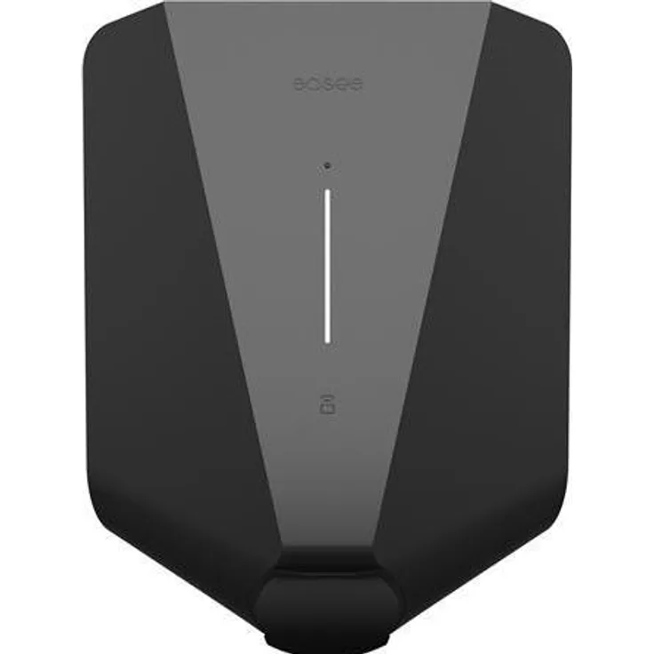 Easee Wallbox Charge Core, Elektroauto Ladestation Typ 2, 22 kW, 32 A, fest verdrahtet, schwarz, mit RFID Zugangsschutz und Bluetooth-Schnittstelle