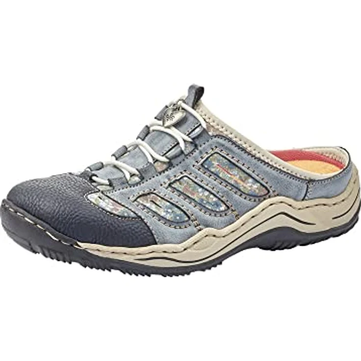 Rieker L0555-16 Clog, Sicherheitssandalen in Blau, Größe 38 – Bild 2