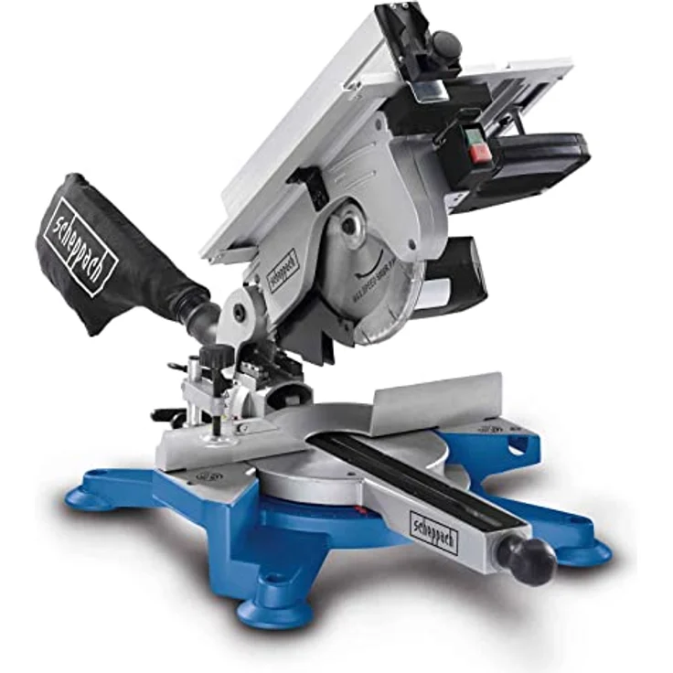 Scheppach Kappsäge HM100T (Tischkreissäge mit 1800 Watt, Sägeblatt-254mm, Schnittbreite 110mm, Schnitthöhe 70mm, sägeblatt mit 60 Zähnen) – Bild 2