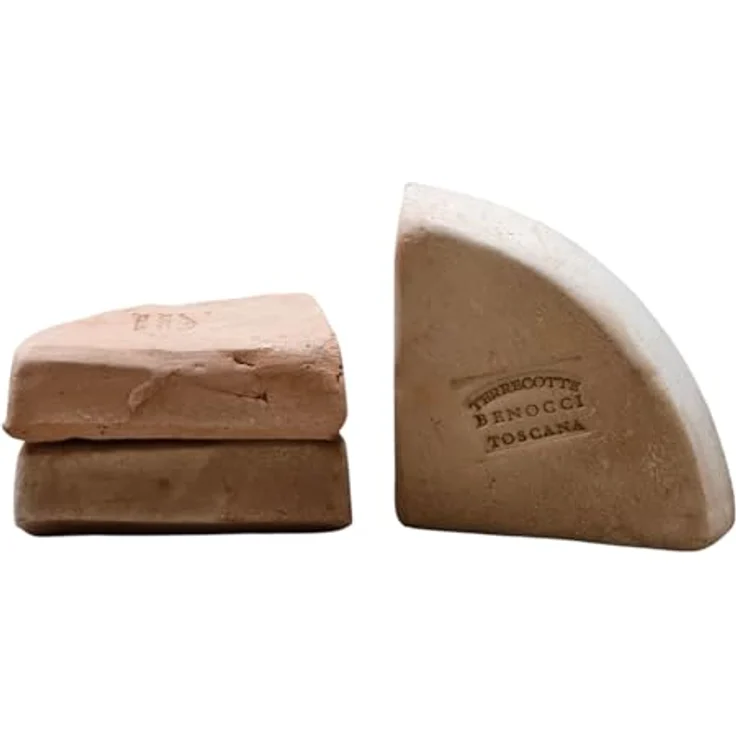 Teramico Kübelfüße Unterlegscheiben Untersetzer Dreieck Terrakotta 7cm 3er SET – Bild 2