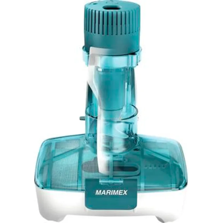 Marimex StarVac Yucon, kabelloser Poolsauger mit Vorfilter für Pools bis 4,57 m Durchmesser, rostfreier Edelstahl, LED-Anzeige