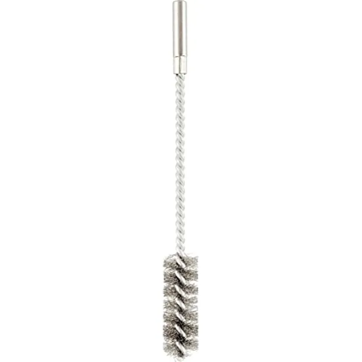 kwb Runddraht-Bürste / Zylinderbürste fein, gewellt, Stahldraht, Ø 26 mm für Metall und Stein, Drahtbürste für Bohr-Maschine inkl. 8 mm Rundschaft, Rohrbürste f. Kessel / Heizung, 3 Stück