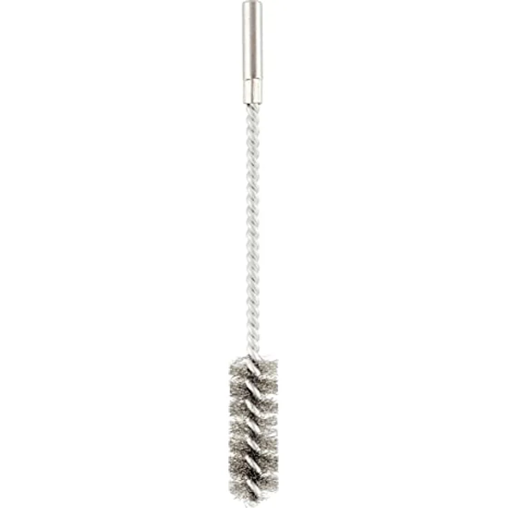 kwb Runddraht-Bürste / Zylinderbürste fein, gewellt, Stahldraht, Ø 26 mm für Metall und Stein, Drahtbürste für Bohr-Maschine inkl. 8 mm Rundschaft, Rohrbürste f. Kessel / Heizung, 3 Stück – Bild 1
