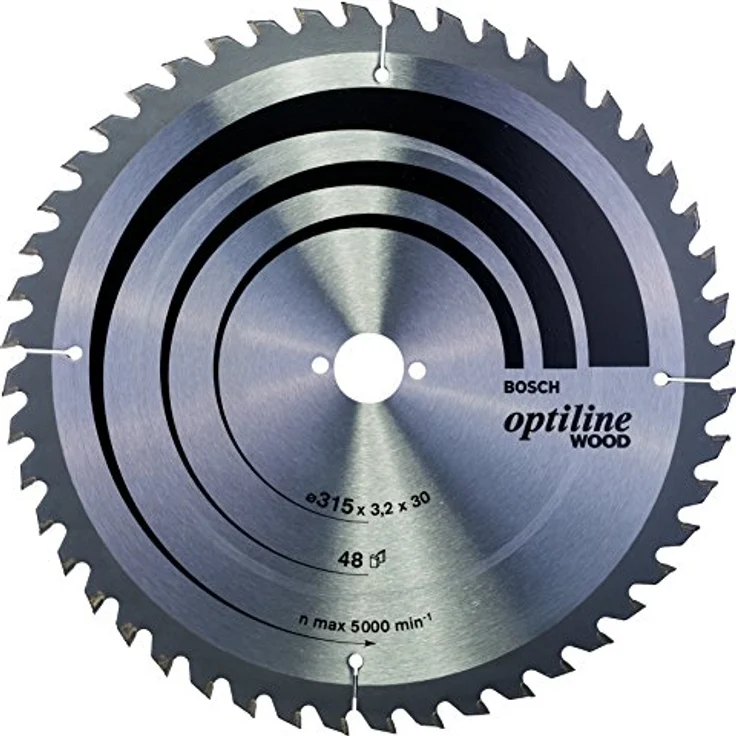 Bosch Professional Kreissägeblatt Optiline Wood (für Holz, 315 x 30 x 3,2 mm, 48 Zähne, Zubehör Kreissäge) – Bild 4