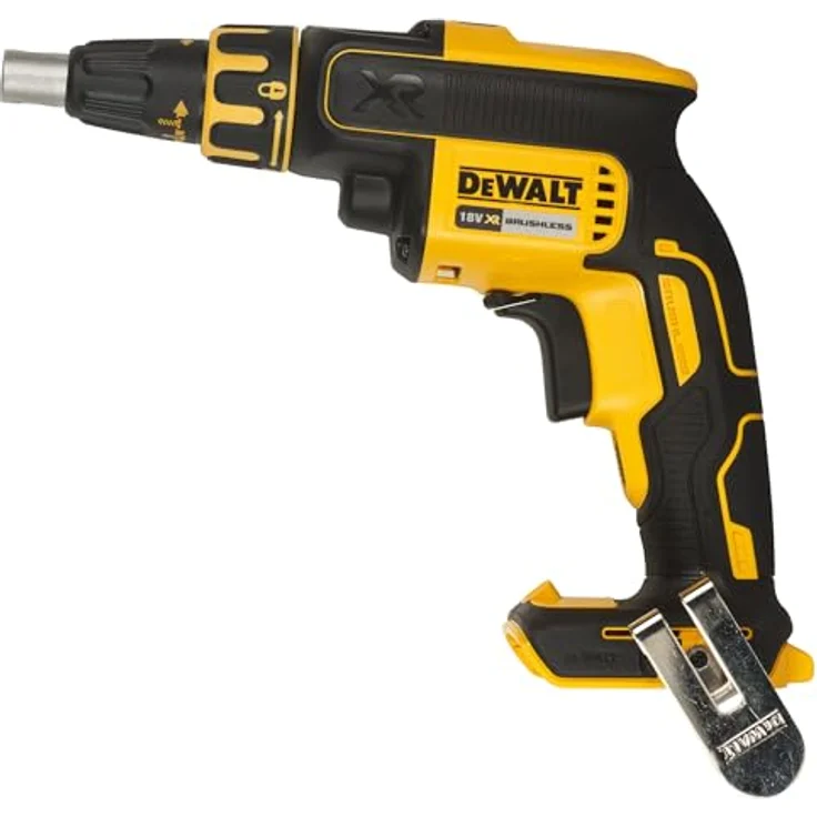 DeWalt Akku-Schnellbauschrauber (18V, bürstenlos, für effiziente Trockenbauarbeiten, mit LED, inkl. Zubehör und Tstak Box II, ohne Akku und Ladegeräte), DCF620NT – Bild 3