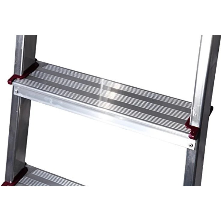 Aluminium Stufen-Stehleiter Arbeitshöhe (max.): 3.00 m Krause 000729 Silber 4.3 kg Silber – Bild 8