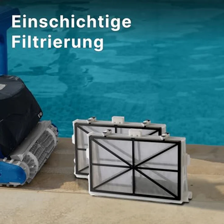 Dolphin F60 Poolroboter mit Combi Bürste, effiziente Reinigung von Boden, Wand- und Wasserlinie, App-Steuerung – Bild 5