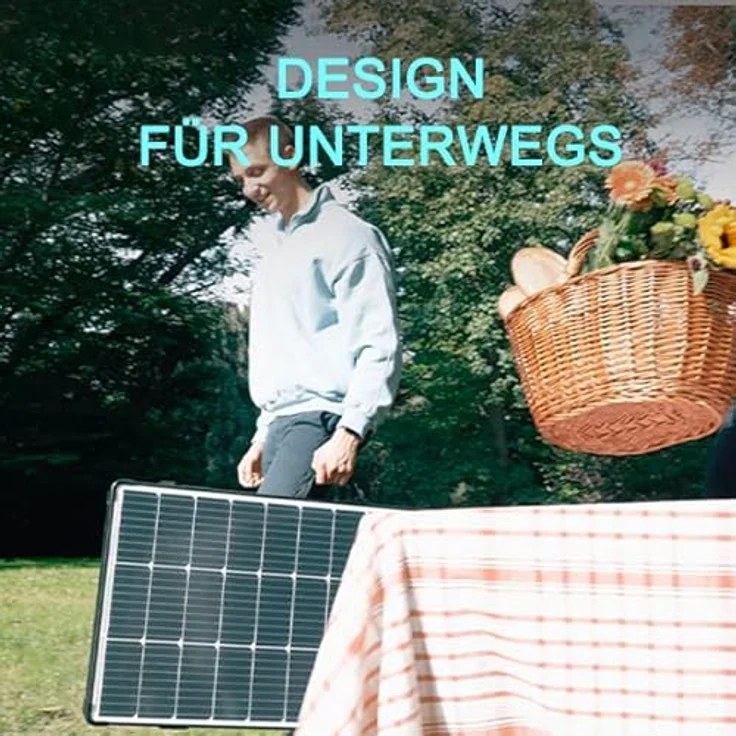 enjoy solar Faltbares Solarpanel Gaia Max, 440W Monokristallin, 12V, tragbare Solartasche für Outdoor und Notfälle – Bild 4