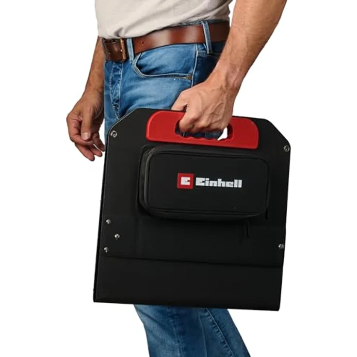 Einhell Solarpanel 40W, Mobiles Solarmodul mit 23% Wirkungsgrad, USB-A und USB-C Anschlüssen, faltbar und spritzwassergeschützt – Bild 7