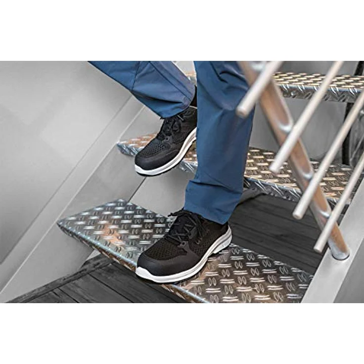 Uvex uvex 1 sport Sicherheitshalbschuhe S1 SRC, Textil, schwarz, rutschhemmende uvex xenova Zehenkappe, Klimakomfortfußbett – Bild 8