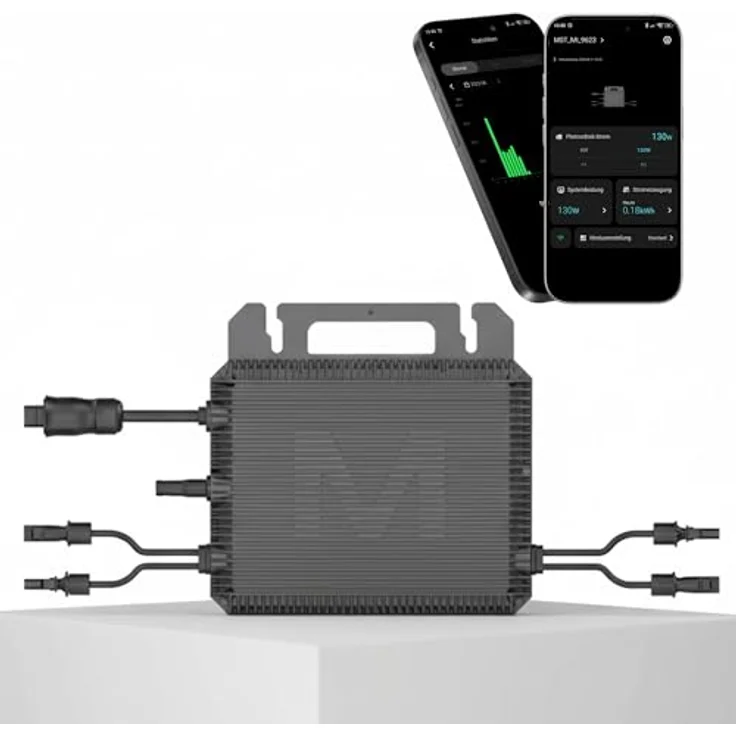 SUNNIVA MARSTEK Mikro-Wechselrichter 800 W MST-MI0800, IP67 wetterfest, Plug-&-Play, 2 MPPT, Bluetooth & WiFi, für Balkonkraftwerk – Bild 1