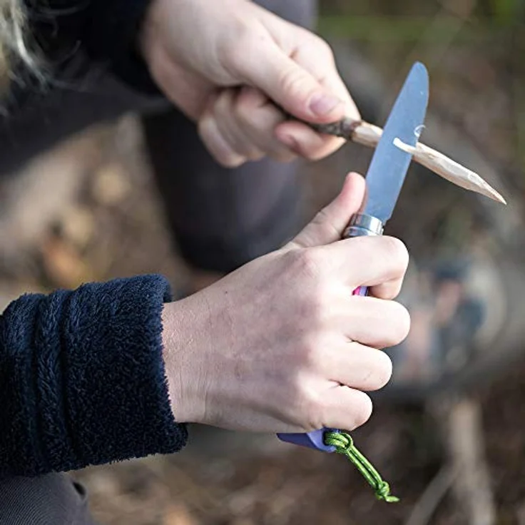 Opinel Outdoor Junior No. 07 Taschenmesser mit Pfeife rot – Bild 5