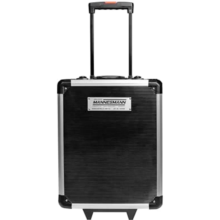 Mannesmann Werkzeugtrolley 969-tlg, fahrbarer Werkzeugkoffer mit Steckschlüssen, Zangen, Schraubendrehern, Heißklebepistole, Hammer, Wasserwaage und Bits | M29098 – Bild 2