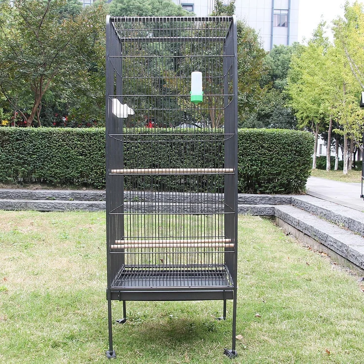 Vogelvoliere Metall Vogelkäfig Vogelhaus Tierkäfig Vogel Käfig Voliere Papagei X – Bild 3