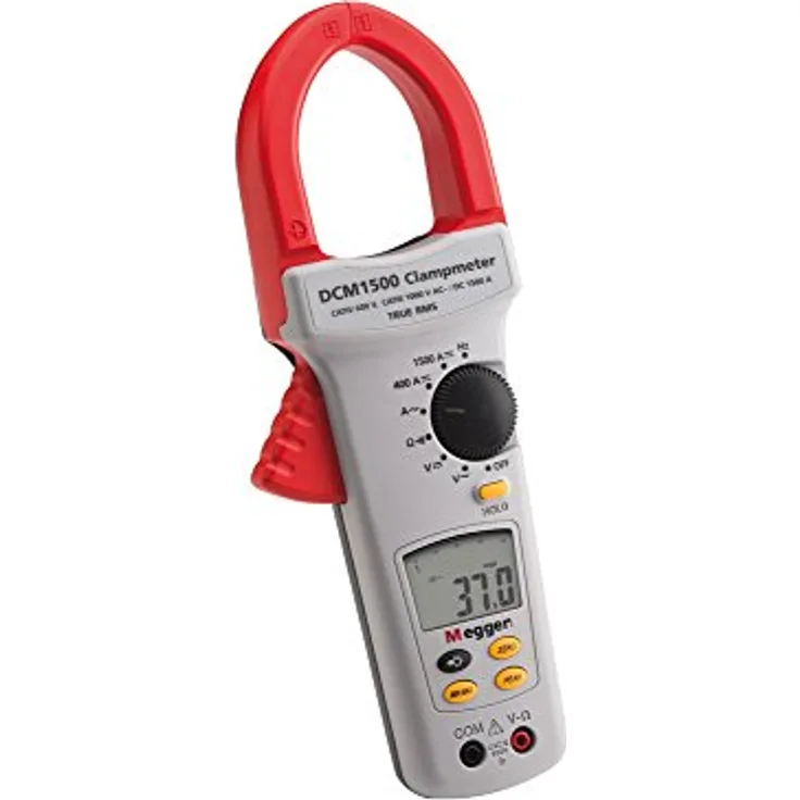 Megger DCM1500 Hand-Multimeter, Stromzange digital CAT IV 600 V Anzeige Counts: 4000 1005-572