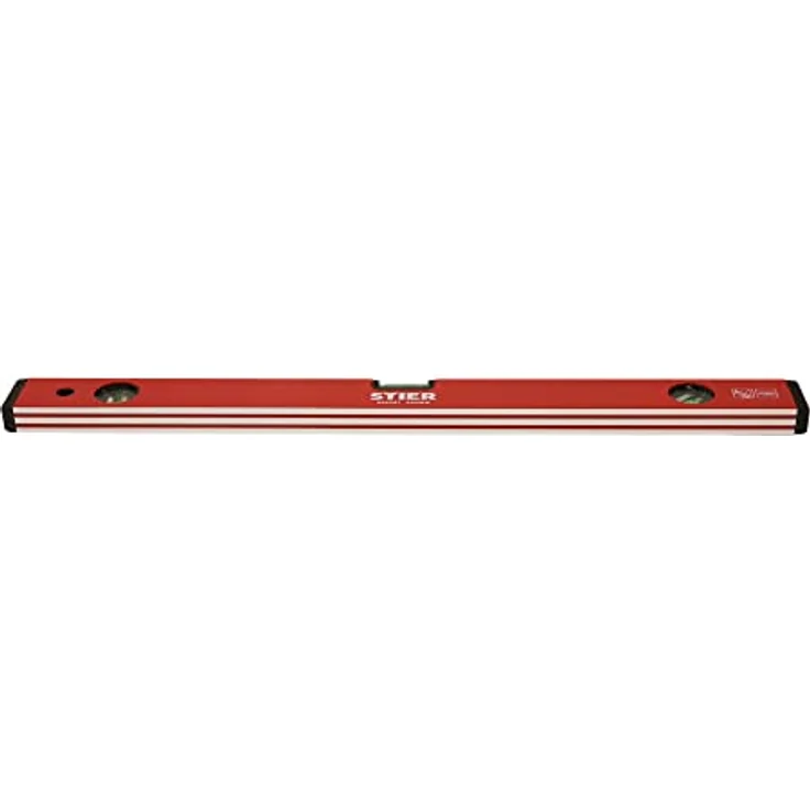 STIER Wasserwaage 60 cm Aluminium ± 1,0 mm/m drei Libellen – Bild 3