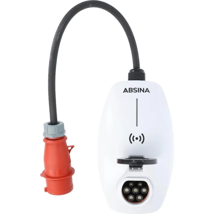 Absina Wallbox Typ 2, Elektroauto Ladestation mit 11 kW, 16 A, CEE 16 und App-Steuerung