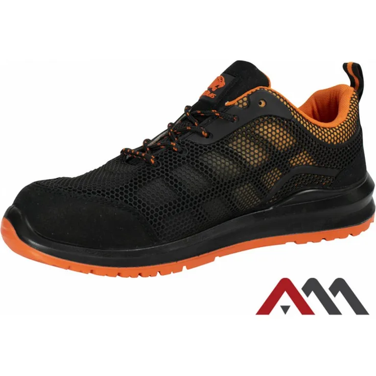 Artmas BUTY AIRVENT O SB Arbeitsschuhe, Sicherheitshalbstiefel mit Stahlkappe, modernem Design, KPU-Material, Schutz gegen Stöße bis 200 J und Druck bis 15 kN