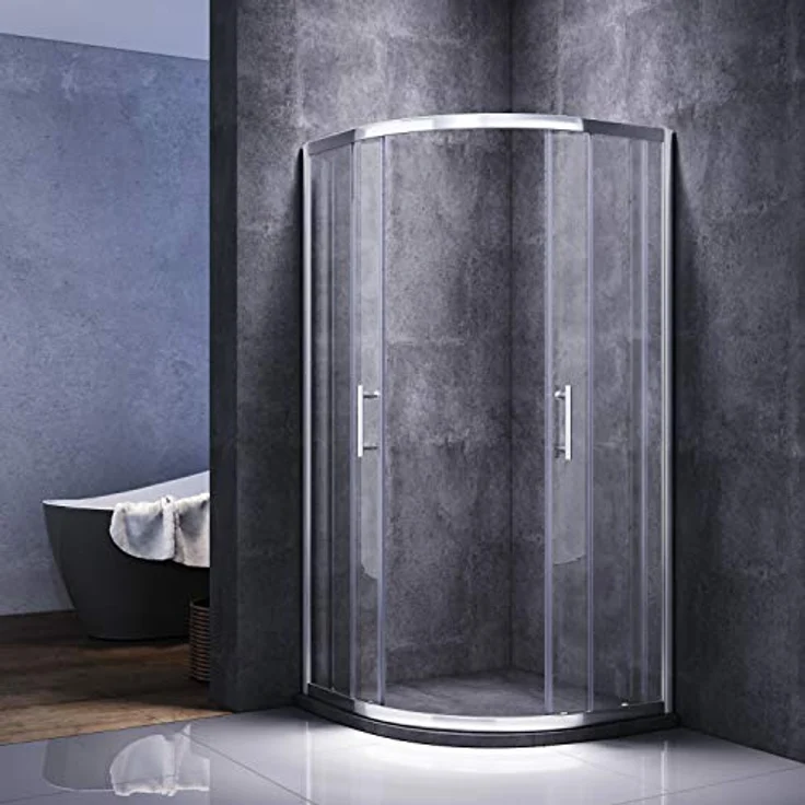 Hopibath Duschwand für Badewanne faltbar Badewannenaufsatz Glas, 6mm beidseitig NANO Glas, 180º Faltwand 3 teilig, 140x140, 130x140, 120x140cm, Links- und Rechtsmontage – Bild 2