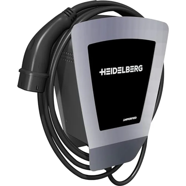 AMPERFIED Heidelberg Home Eco, 5m Wallbox Ladestation für Elektrofahrzeuge, 11 kW, Plug-and-Play, integrierte Fehlerstromerkennung – Bild 1