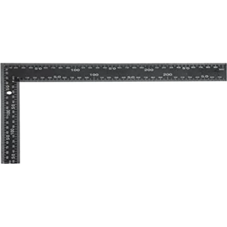 VOREL 18200 Winkel, Stahl, 600 x 400 mm, quadratisch - Schwarz – Bild 2