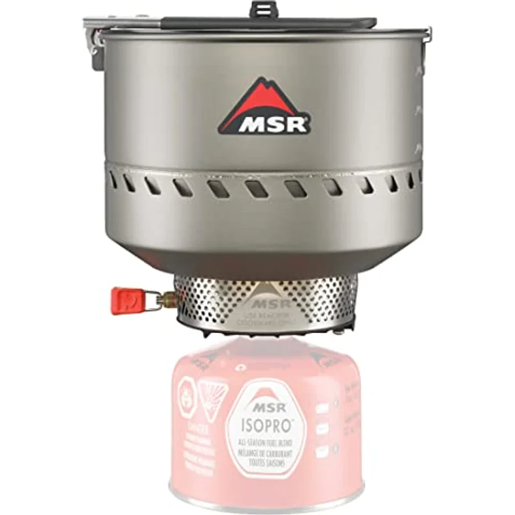 Msr Reactor Campingkocher, extrem schneller und brennstoffsparender Gaskocher für kalte Witterung, geeignet für 2-3 Personen – Bild 1