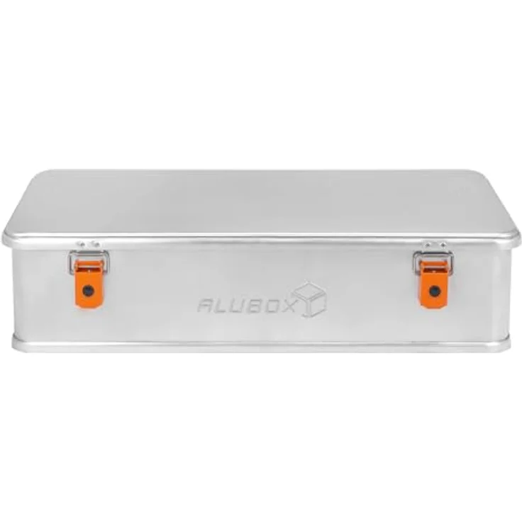 ALUBOX Werkzeugkoffer Motorradkoffer Outdoor Transportkiste (45 Liter) Volle Aluminiumkonstruktion, spritzwassergeschützt, 1 mm Wandstärke – Bild 4